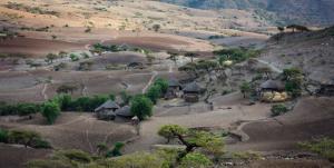 vollage seen from far away